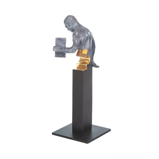 Moderne Bronze Mann-Bste aus Knstlerhand - Eureka