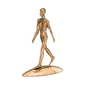 Goldene Mann Bronzeskulptur - limitiertes Design -...