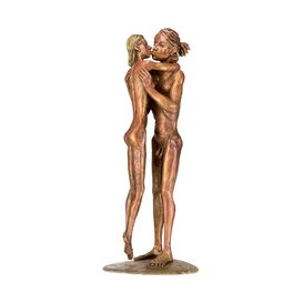 Limitierte Prchen Bronzefigur vom Knstler - Little Romance