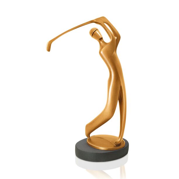 Bronzefigur mit Golfschlger - limitiertes Design - Golfer