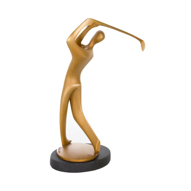 Bronzefigur mit Golfschlger - limitiertes Design - Golfer