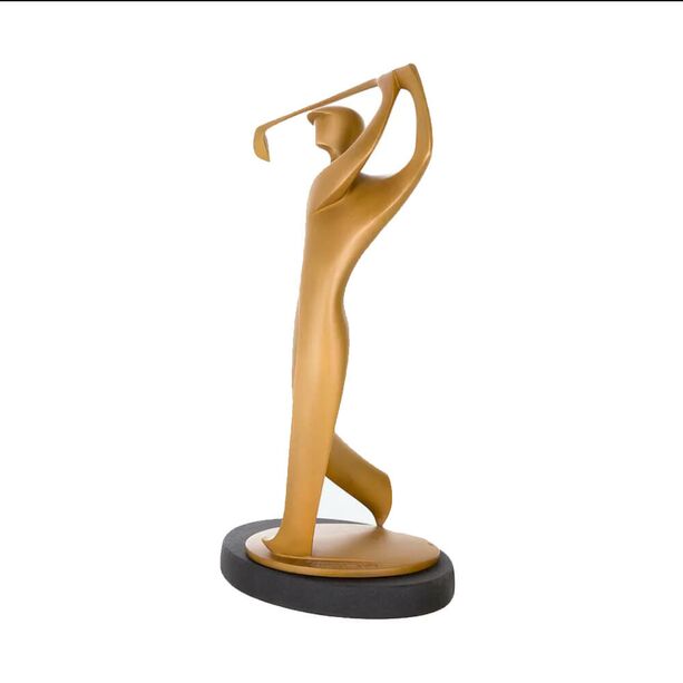 Bronzefigur mit Golfschlger - limitiertes Design - Golfer