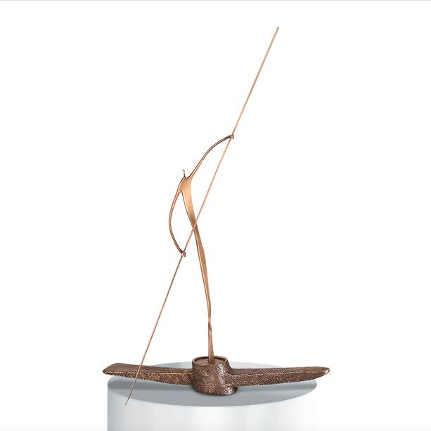 Abstrakte Bronzefigur - Gondoliere aus limitierter Edition - Gondoliero