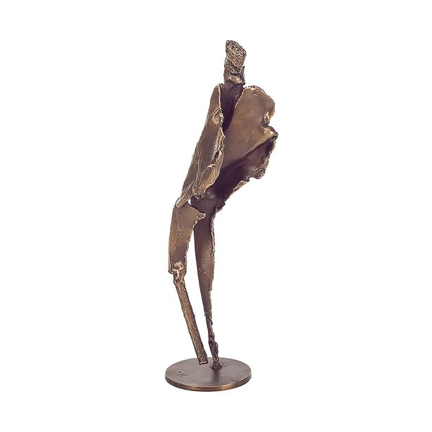 Abstrakte Menschenfigur aus Bronze vom Knstler - Apologet