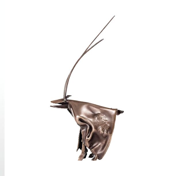 Stilistische Knstler Bronzeskulptur einer Ziege - Chevre