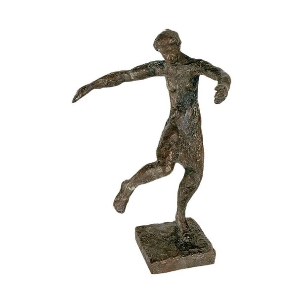 Tanzende Frauenskulptur aus limitiertem Bronzehandwerk - In sich versunken