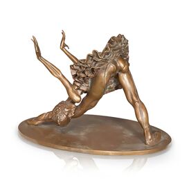 Kleine Bronzestatue Ballerina tanzt vom Knstler -...