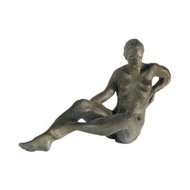 Sitzende Frau als limitierte Deko-Bronzestatue - Vivian...