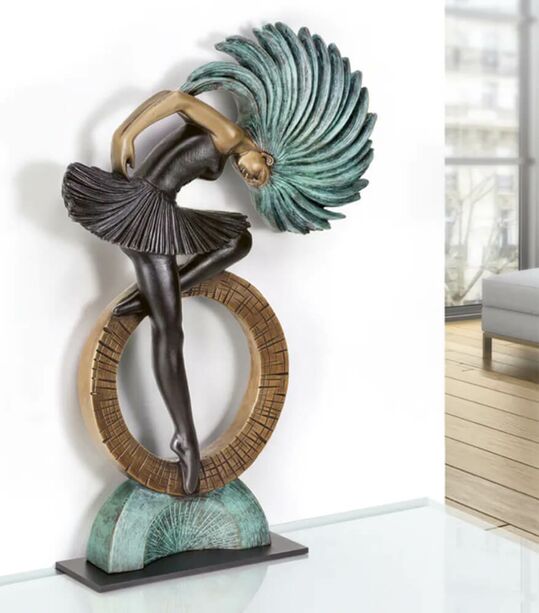 Elegante Tnzerin aus limitiertem Bronzehandwerk - Tanzendes Mdchen