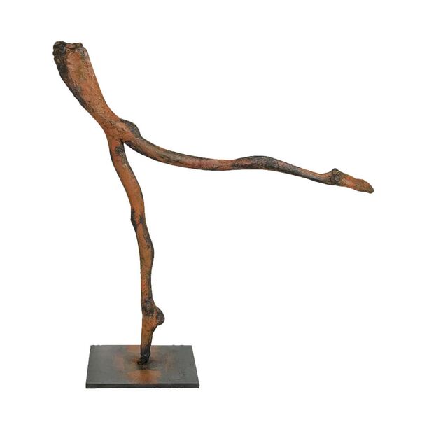 Groe Bronze Designerskulptur Beine schreiten - Nichts ist nichts