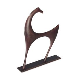 Elegante Pferdefigur aus Bronze in limitierter Edition -...