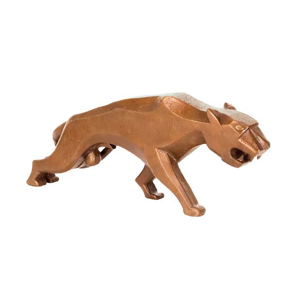 Mnnlicher Panther aus Bronzeguss - modern - Panther