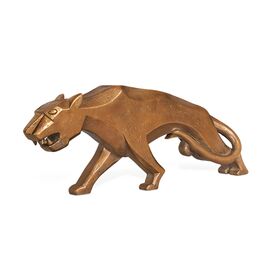 Mnnlicher Panther aus Bronzeguss - modern - Panther