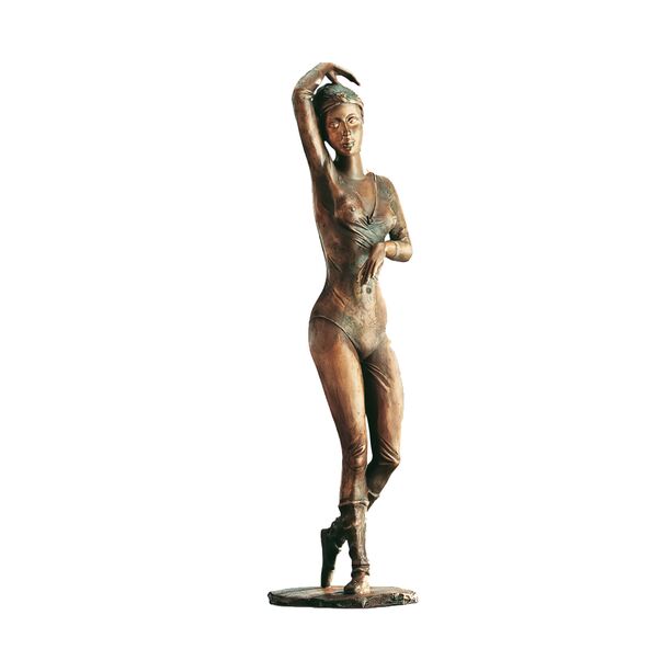 Stilvolle Bronzeballerina - limitierte Tnzerin - Kleine Ballerina