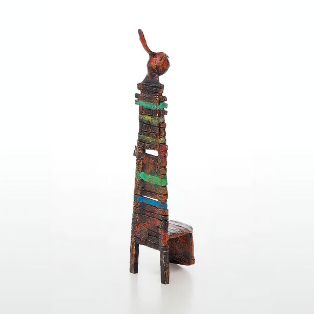 Kleiner Knstler Bronzestuhl in limitierter Edition - Chaise Magique III