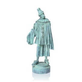 Grne Bronze Mannfigur in limitierter Edition - Der sthet