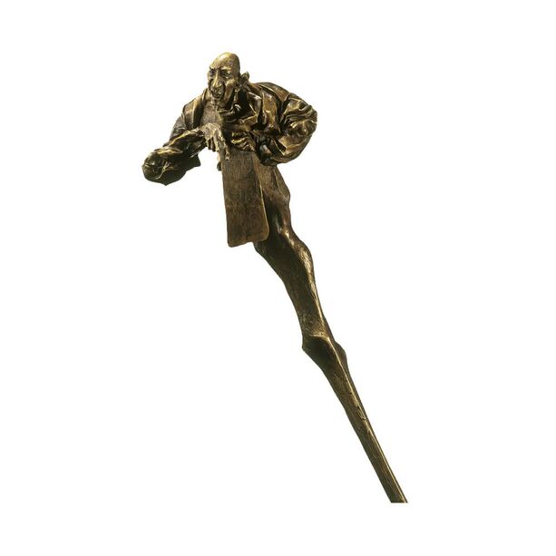 Kunstfigur Sterngucker aus Bronze - Astronom