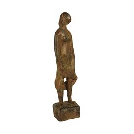 Kleine abstrakte Frauenfigur aus Bronze - limitiert -...