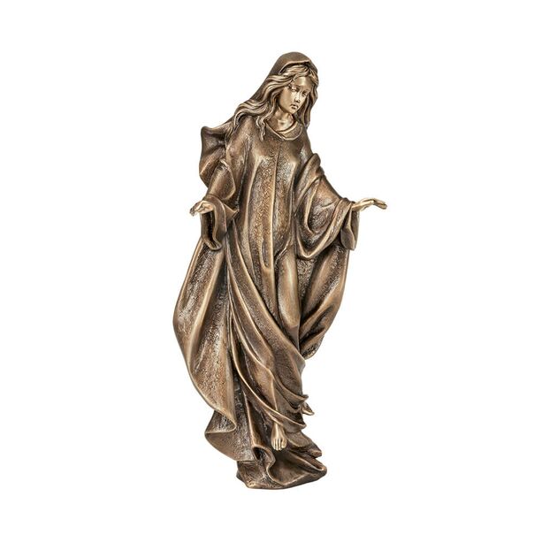 Stilvolle Metall Madonnenstatue fr den Garten - Madonna Lea