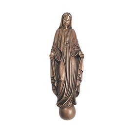 Marien Wandskulptur aus Bronze/Aluminium - Madonna Mondn