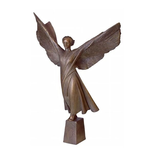 Limitierte Designer Engelskulptur aus Bronze - Angelo Simbolico