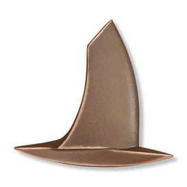 Bronze oder Aluminium Boot als Wanddekoration - Segelboot...