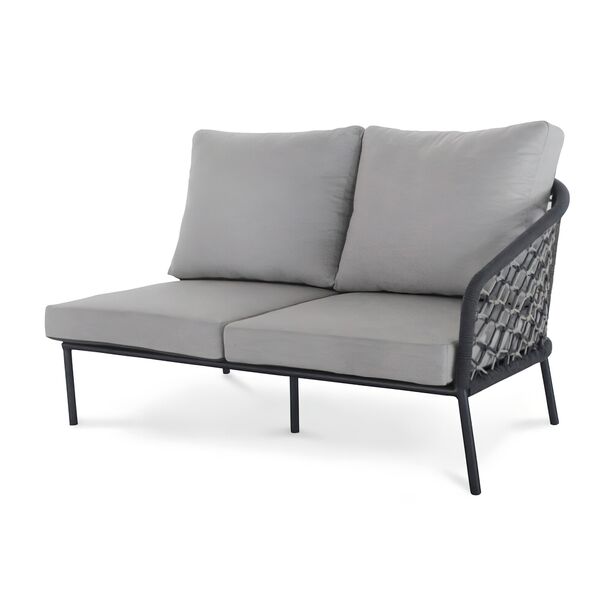 Loungemodul 2-Sitzer mit Sunbrella-Kissen - Couch Amaros rechts