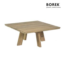 Massvier Teakholz-Loungetisch 80x80cm - eckig -...