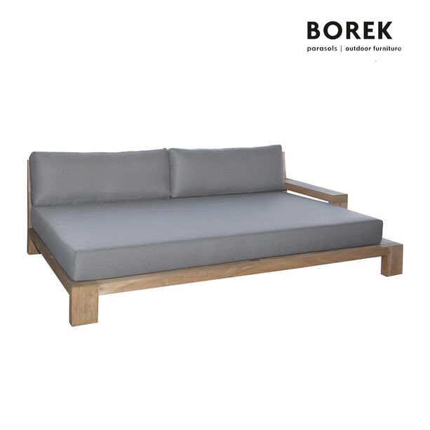 Teakholz Couchmodul fr Loungeecken - Rechtsmodul Cadiz