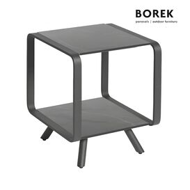 Borek Beistelltisch aus Aluminium & Dekton -...