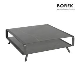 Loungetisch von Borek gro - anthrazit - aus Alu - Double...