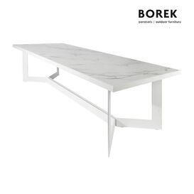 Groer Esstisch eckig von Borek mit Alu/Dekton - Esstisch...