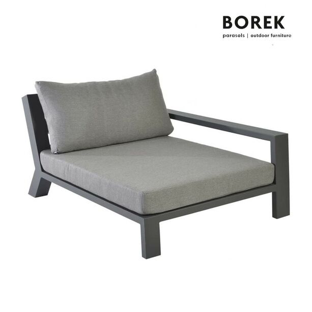 Eckmodul fr Borek Lounge - Alu - links - Loungemodul Viking XXL