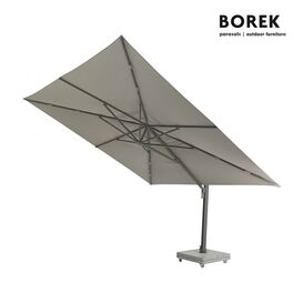 XXL Alu Ampelschirm von Borek - 400x400cm - Porto...