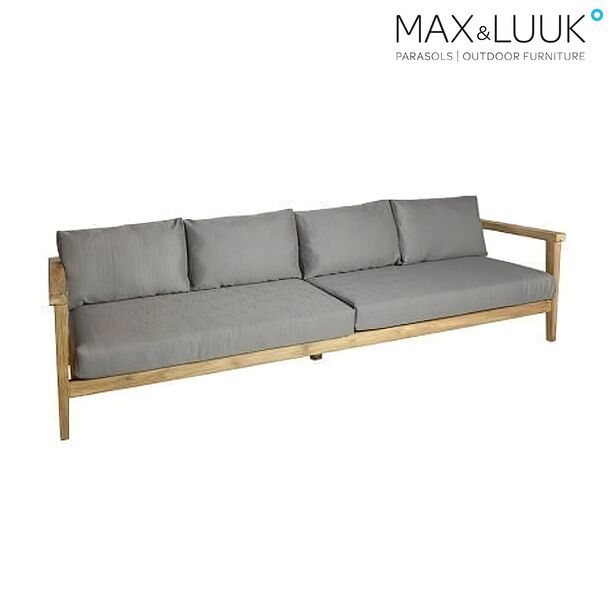 XXL Loungesofa aus Teakholz fr bis zu 6 Personen - Duke Loungesofa