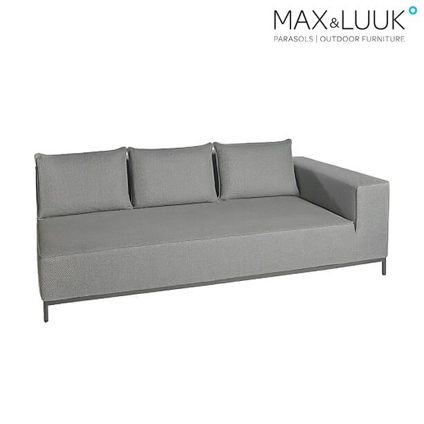 3-Sitzer Sofa fr Loungeecke West - grau - links - West Sofamodul links / ohne Schutzhlle