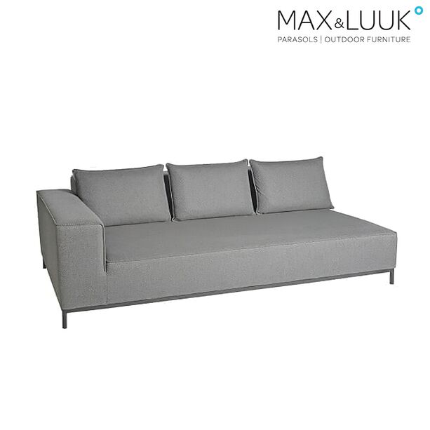 3-Sitzer Sofa fr Loungeecke West - grau - rechts - West Sofamodul rechts / ohne Schutzhlle