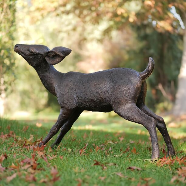 Tierstatue Reh aus Bronze fr den Garten - Daja Reh