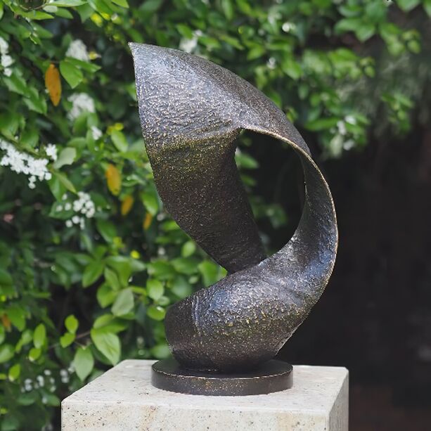 Moderne Gartenplastik aus Bronze - Enaphere