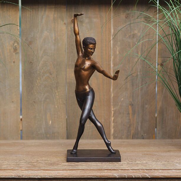 Eleganter Tnzer als Bronze-Dekofigur - Balletttnzer