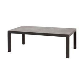 Loungetisch 120cm aus Alu und Keramik - grau -...