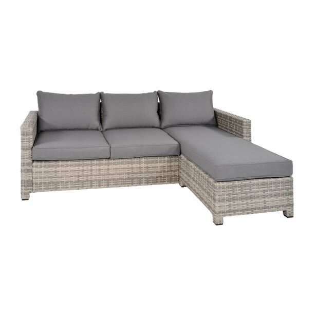 Polyrattan Gartensofa als 4-Sitzer - verstellbar - Eckcouch Irene