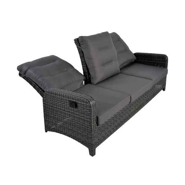 3-Sitzer Gartensofa mit verstellbaren Lehnen - Sofa Refi