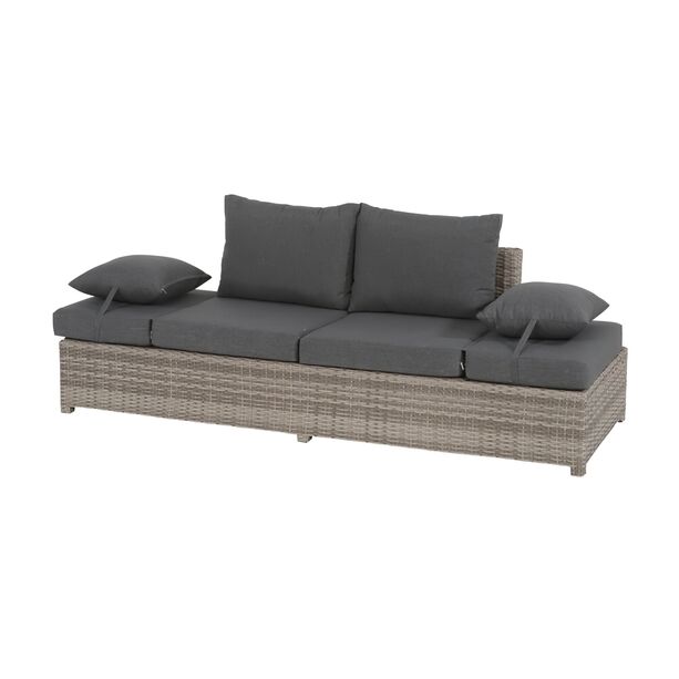 Gartensofa mit verstellbaren Kopfteilen - Liegesofa Louis