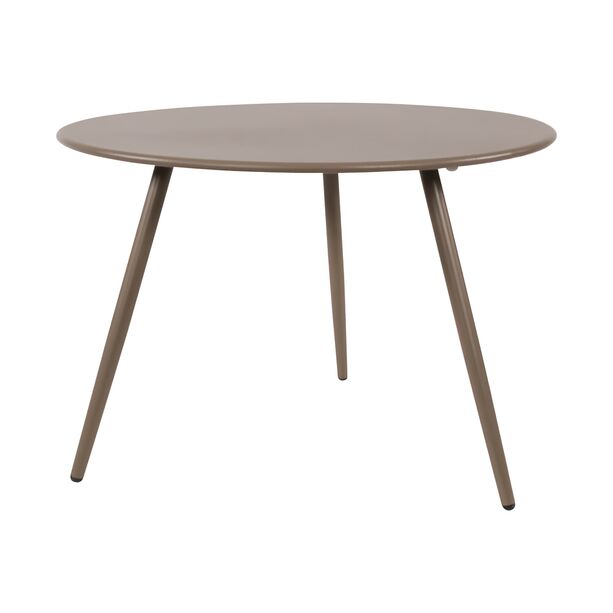 Eleganter Beistelltisch fr den Garten - Taupe - Moderna Taupe / 41x60cm (HxDm)