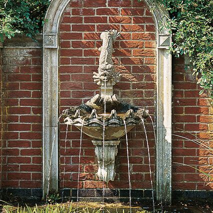 Antiker Wandbrunnen Sandstein - Cheriton