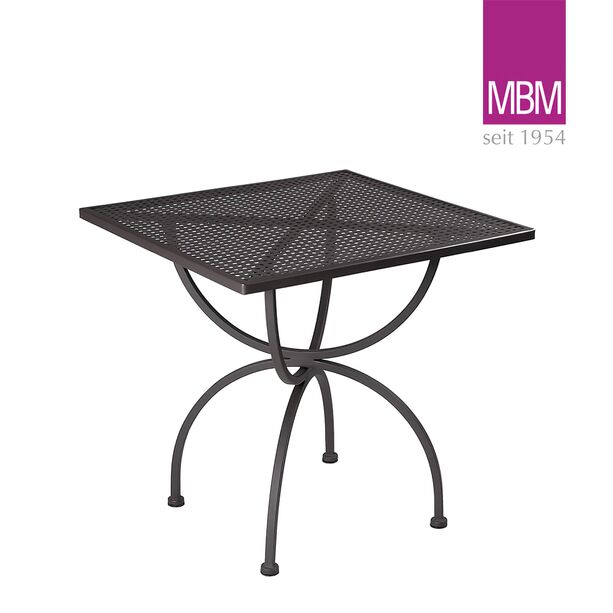 Quadratischer Gartentisch von MBM aus Eisen - Tisch Romeo