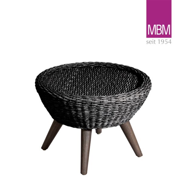 Beistelltisch passend zum Sessel Ocean Black von MBM - Beistelltisch Ocean