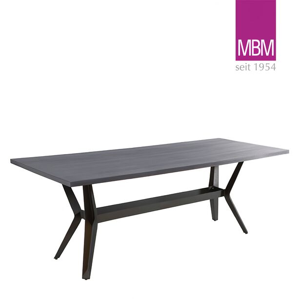 Esstisch fr den Garten mit Schirmloch von MBM - Tisch Tivoli / 75x220x90cm (HxBxT)