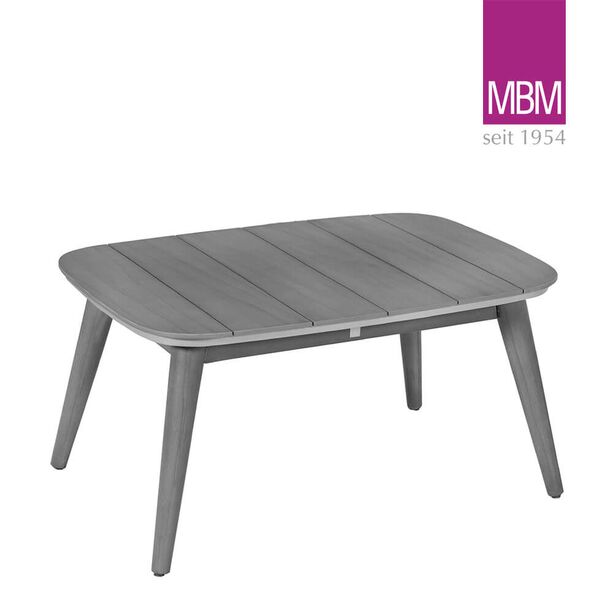 Hochwertiger Loungetisch aus Resysta von MBM - Loungetisch Iconic / Stone Grey